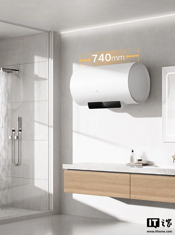 小米推出“米家智能电热水器 C 60L”:提供 2200W 功率,799 元