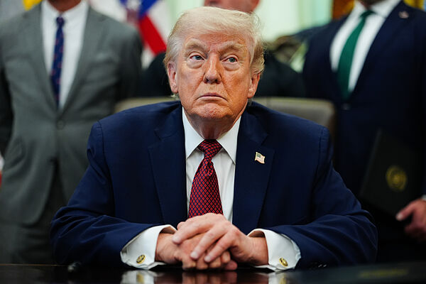Donald Trump, en el Despacho Oval de la Casa Blanca.