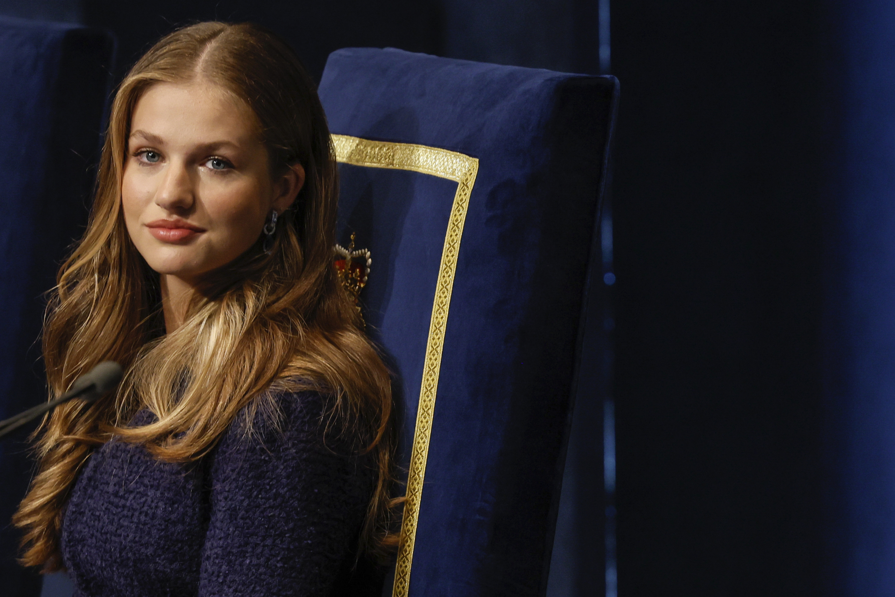 La princesa de Asturias, Leonor de Borb�n, durante la 43� edici�n de los Premios Princesa de Asturias