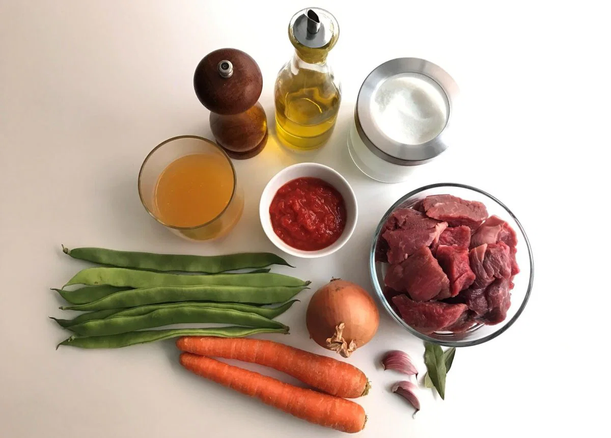 carne guisada con patatas paso 1