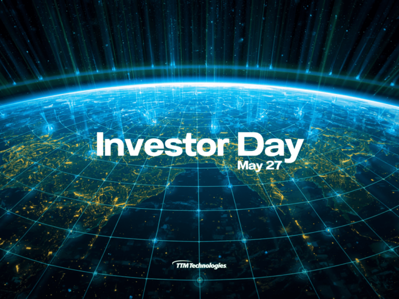 TTM Technologies announces 2026 Investor Day event