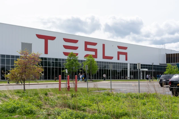 Tesla Gigafactory 2 on South Park Avenue in Buffalo, NY, USA.