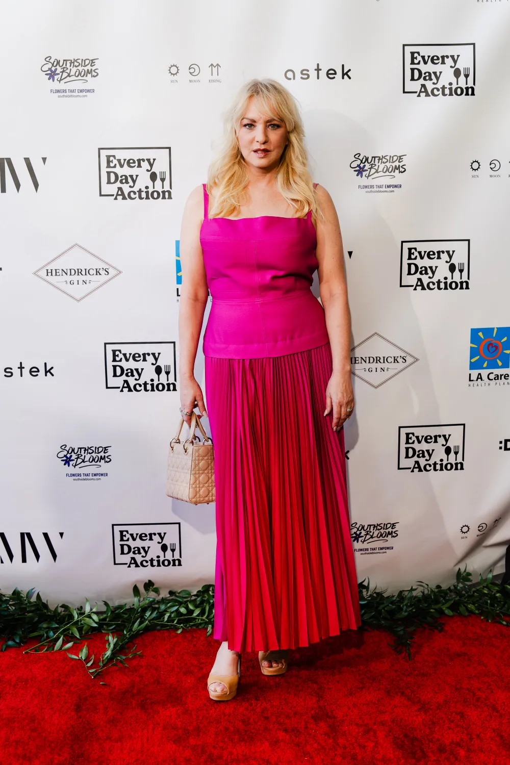 Wendi McLendon-Covey was among the stars in attendance at the Every Day Action Avant-Garden Recycle-Ball on Saturday, which raised funds to fight hunger in L.A.