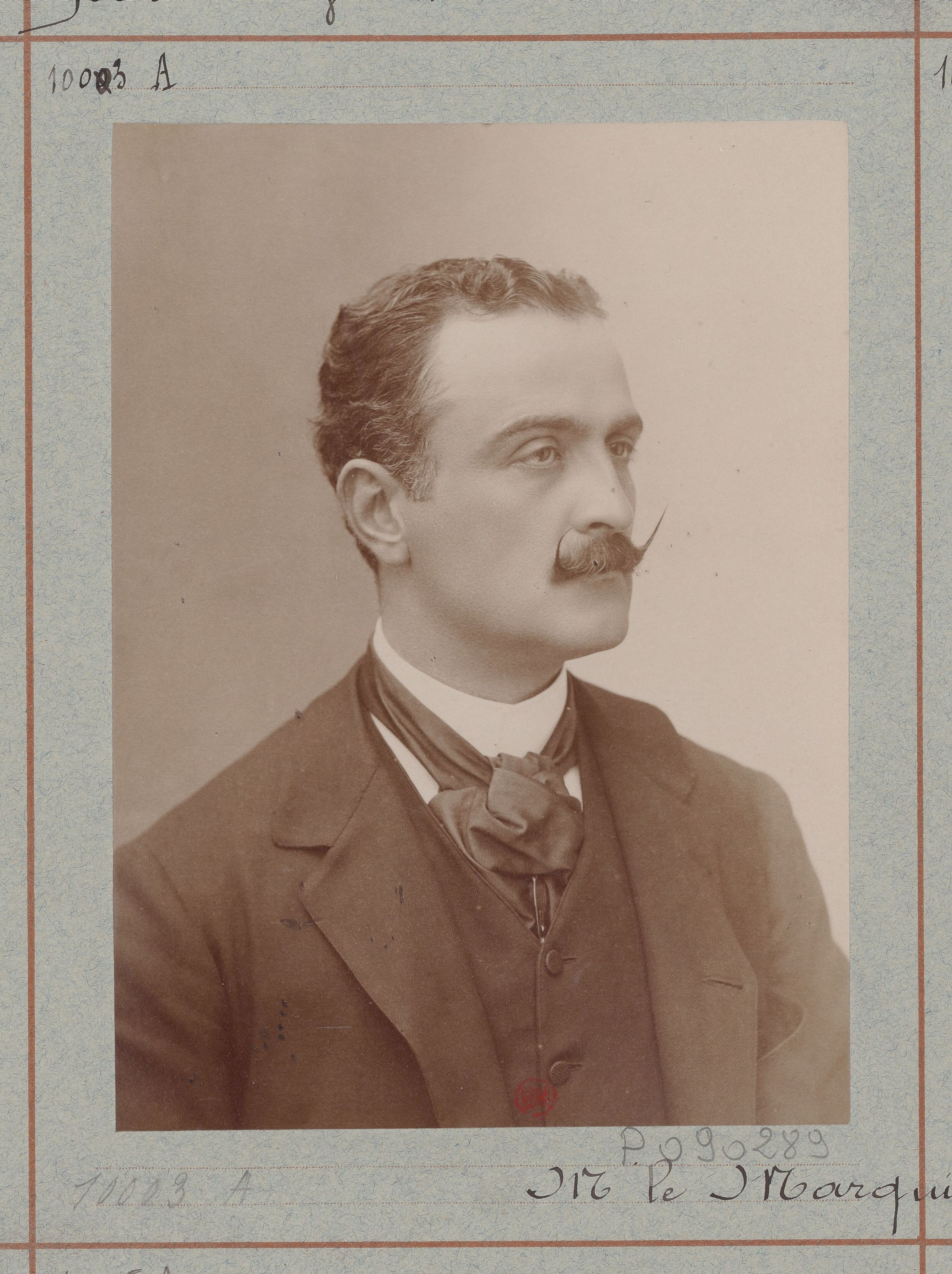 El marqu�s de Mor�s fotografiado por Nadar a finales del siglo XIX
