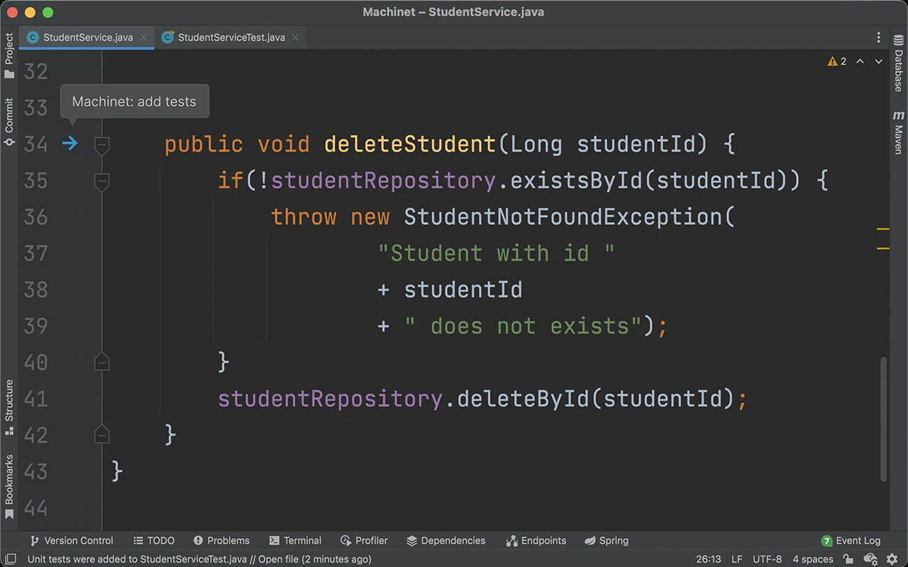 Machinet code