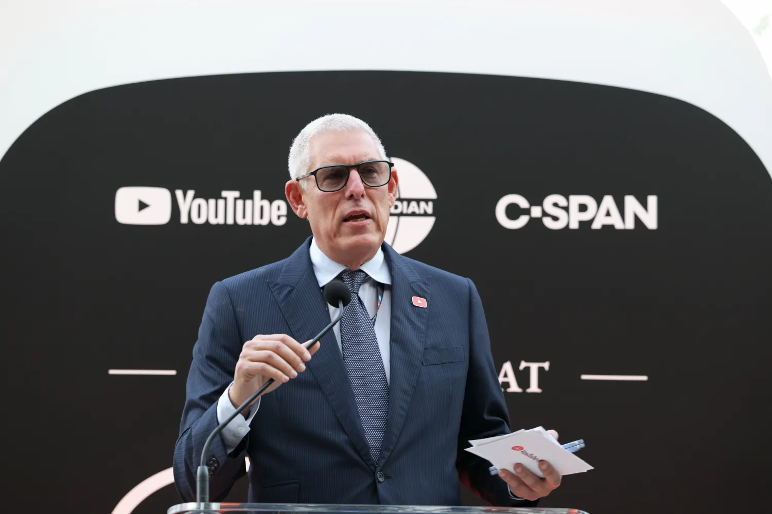 YouTube and C-SPAN kicked off the White House Correspondents’ Dinner weekend by hosting its Diplomacy at 250 party on Thursday, with words from Lyor Cohen, global head of music for Google and YouTube.