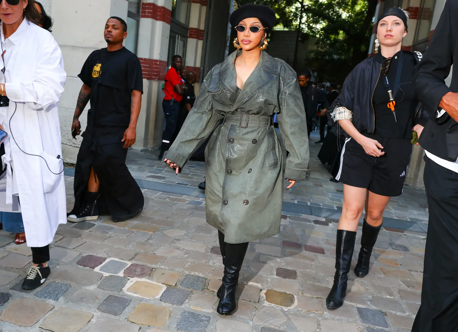 Image may contain Nicki Minaj Julian Shaw Rob Verlinden Walter Emanuel Jones Charlie Barnett Clothing and Coat