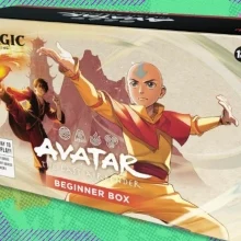 The Magic: The Gathering Avatar: The Last Airbender Beginner Box on a green background