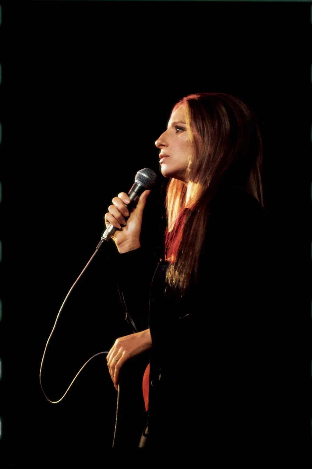 Image may contain Human Person Electrical Device Microphone Barbra Streisand Musical Instrument and Musician