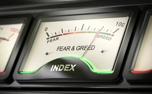 Investor sentiment. Fear and greed index.