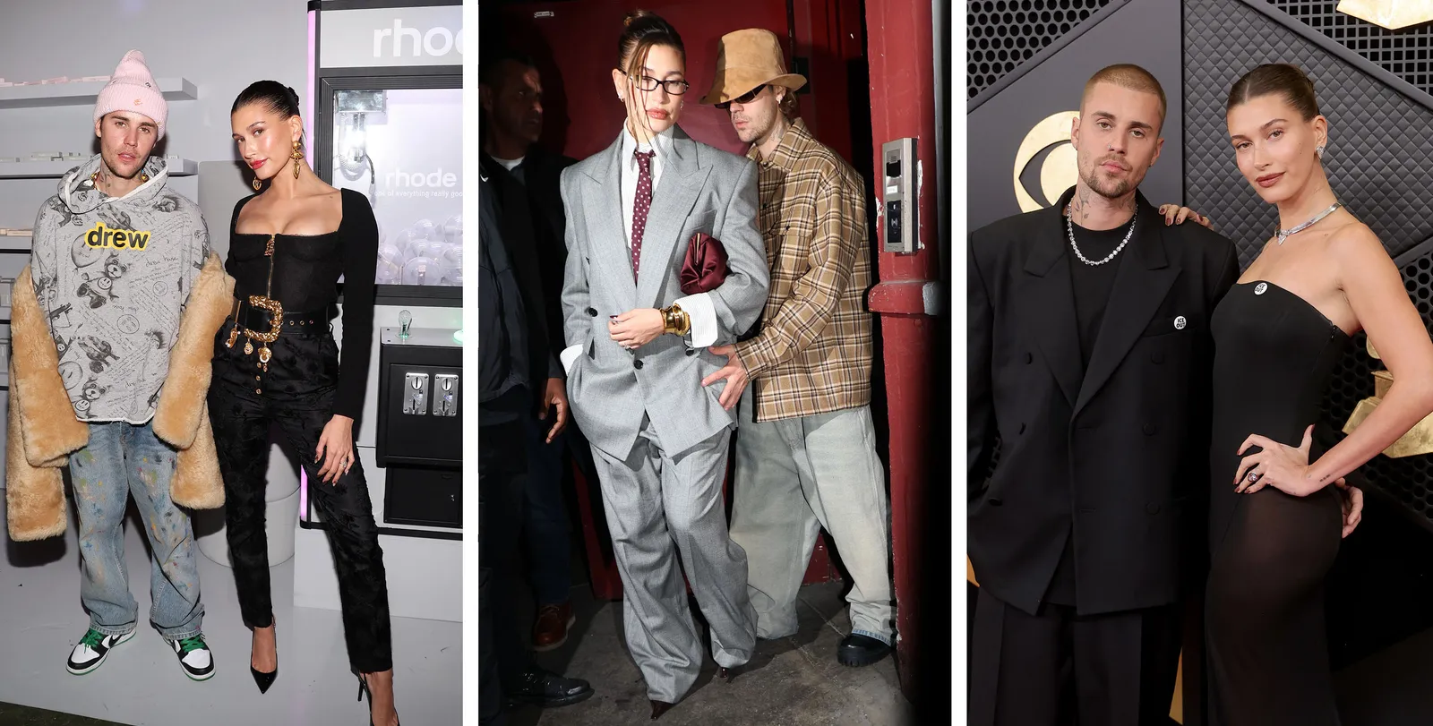 Image may contain Hailey Baldwin Clothing Formal Wear Suit Blazer Coat Jacket Adult Person Hat Footwear and Shoe