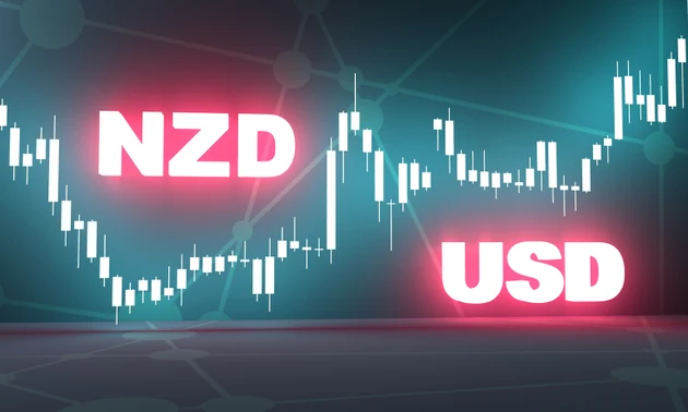 Candlestick stock exchange background