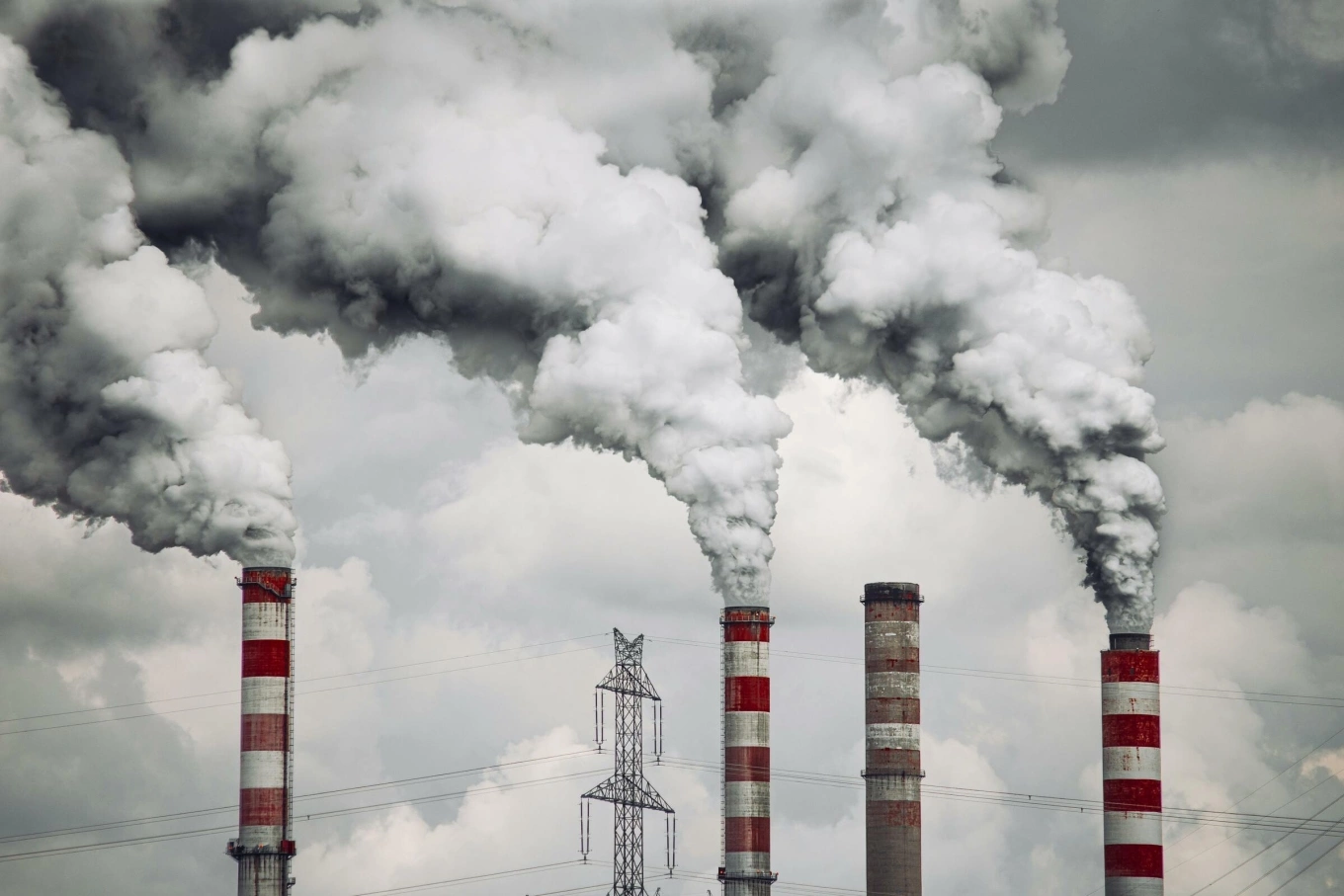 Smoke come out from chimneys. Illustration from Pexels
