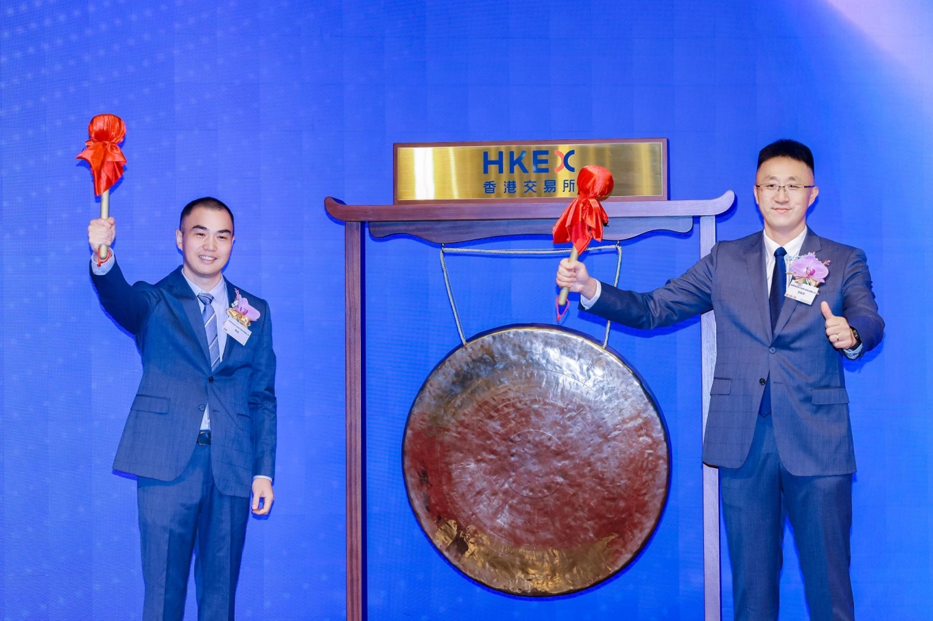 Wang Xinyang (R), founder and chairman of Gpixel Changchun Microelectronics. Photo courtesy of Gpixel