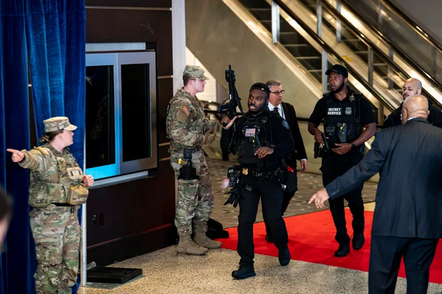 Gunshots Fired In Lobby Of Hotel Hosting The White House Correspondents' Dinner With President Trump 