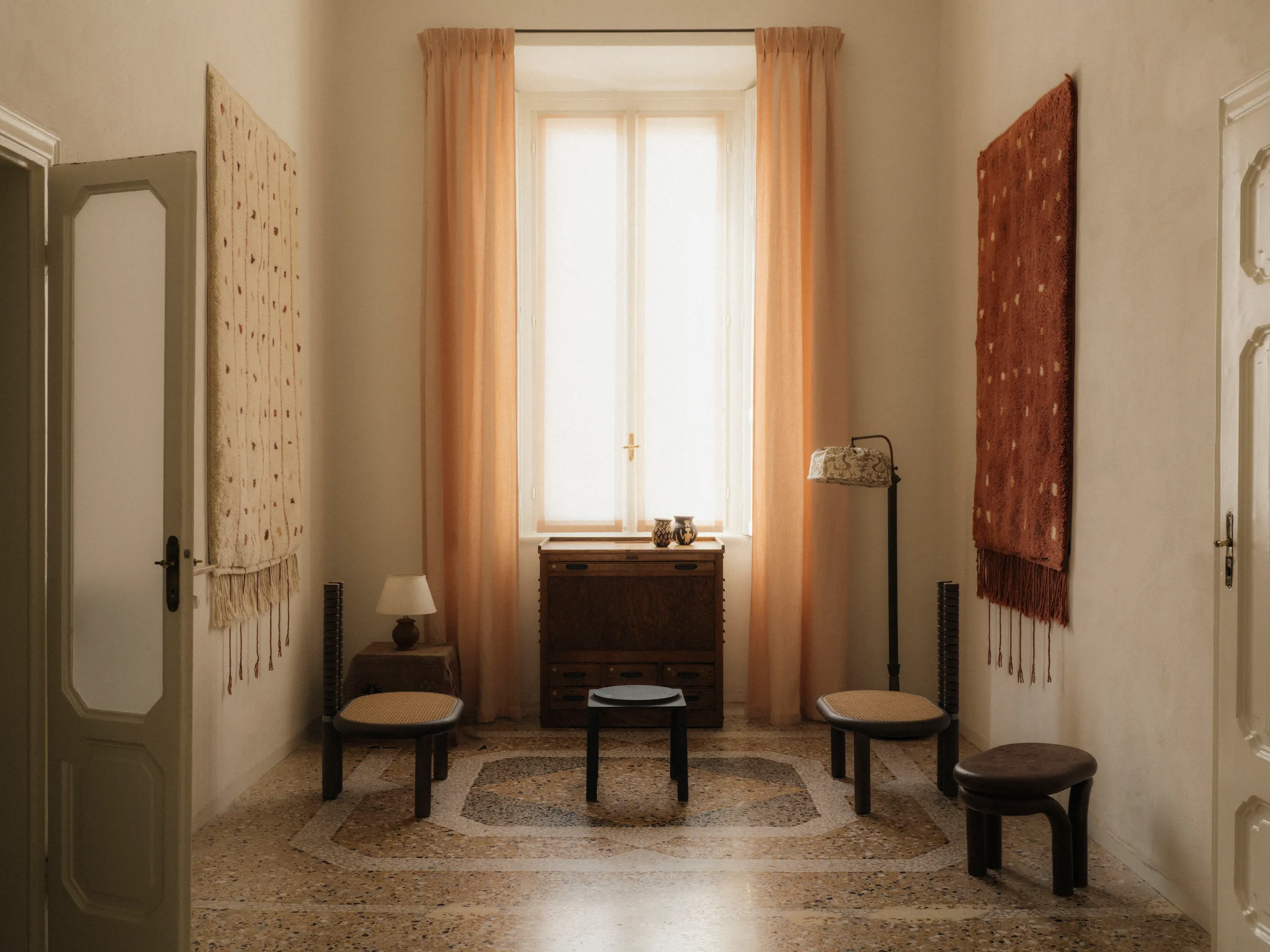 Image may contain Home Decor Window and Lamp