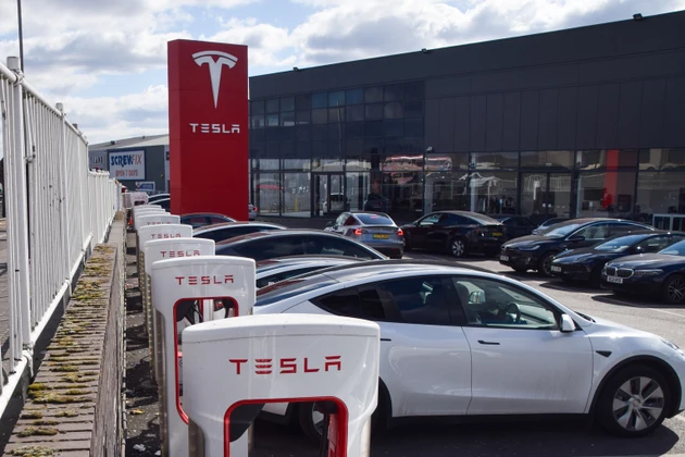 Tesla Centre in Park Royal, London