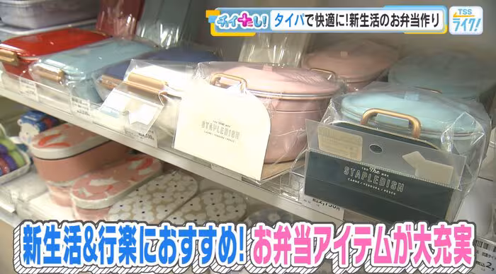 ハンズミナモア広島店　新生活＆行楽におすすめ！お弁当アイテムが大充実！