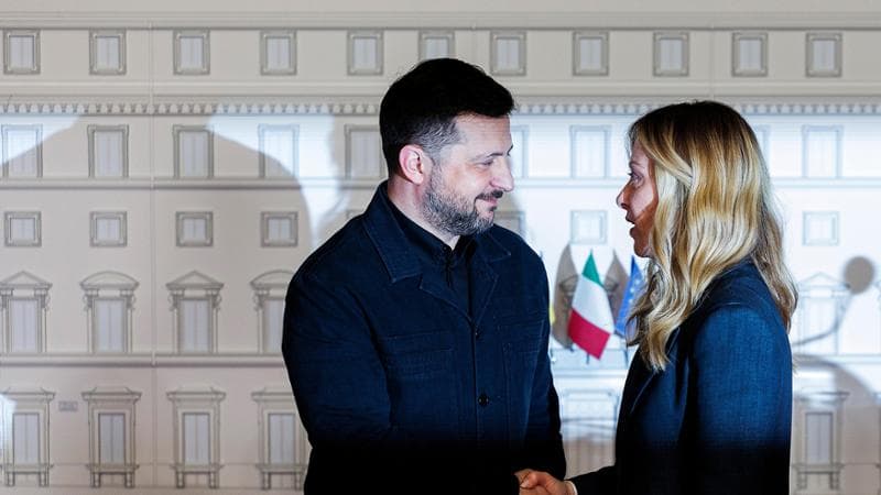 Meloni con Zelensky, partnership sui droni: “Iran, faremo il nostro”