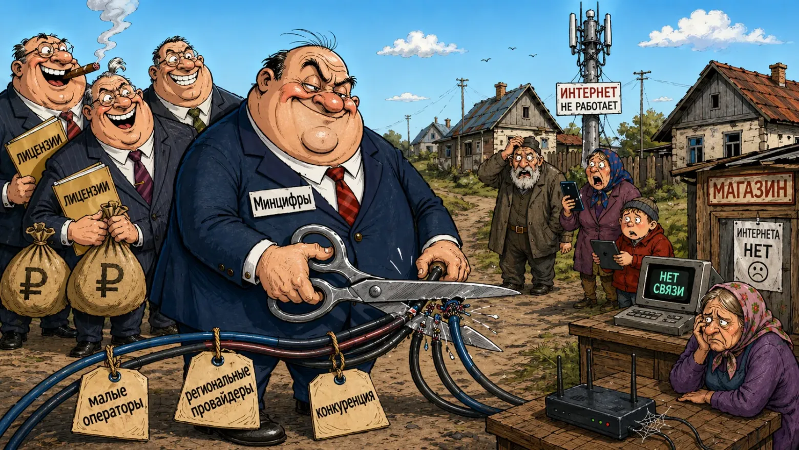 Малых операторов - под нож! Малых операторов - под нож!