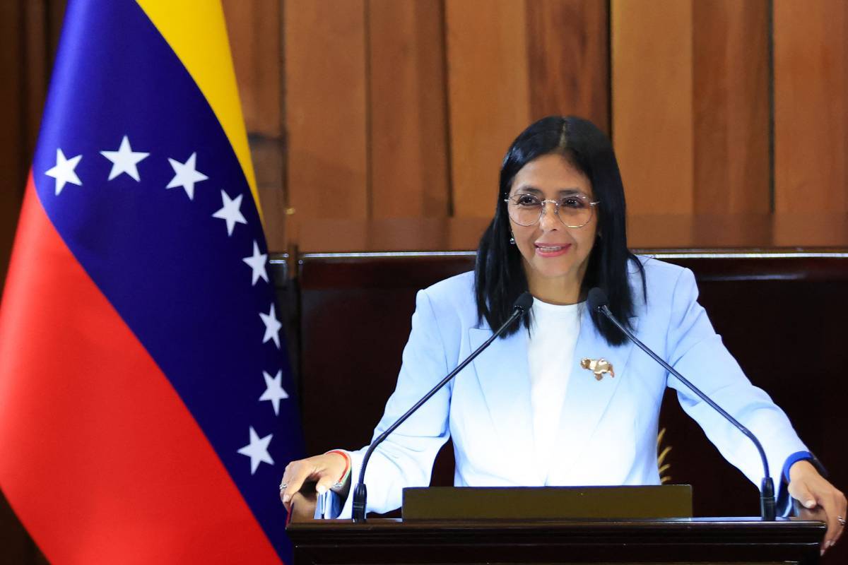 La presidenta encargada de Venezuela, Delcy Rodr�guez, en una imagen de archivo