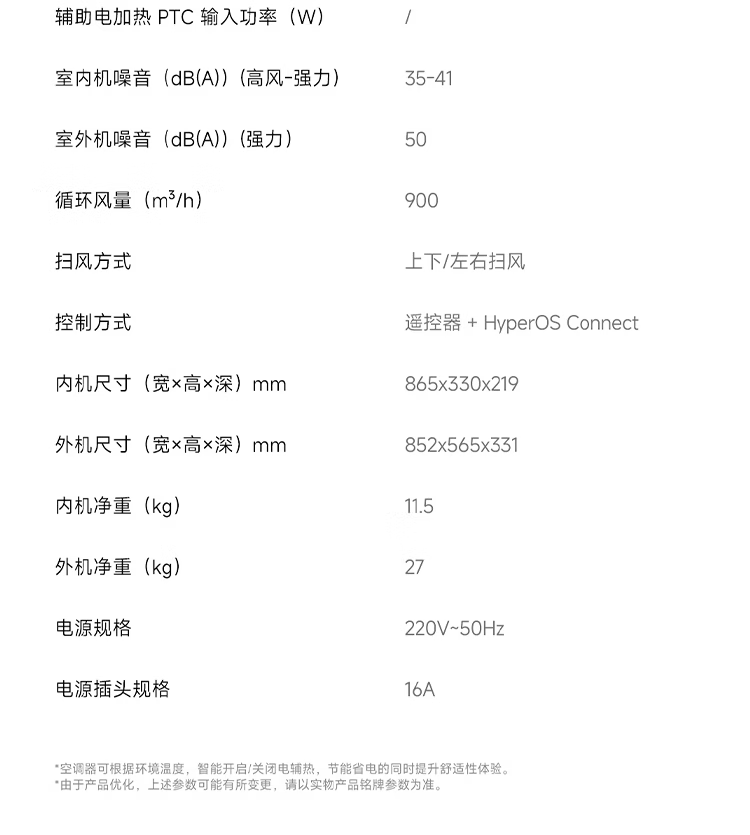 首发换新 2699 → 1689 元整机十年包修:小米 1.5 匹强劲风空调双排纯铜蒸发器 + 冷凝器