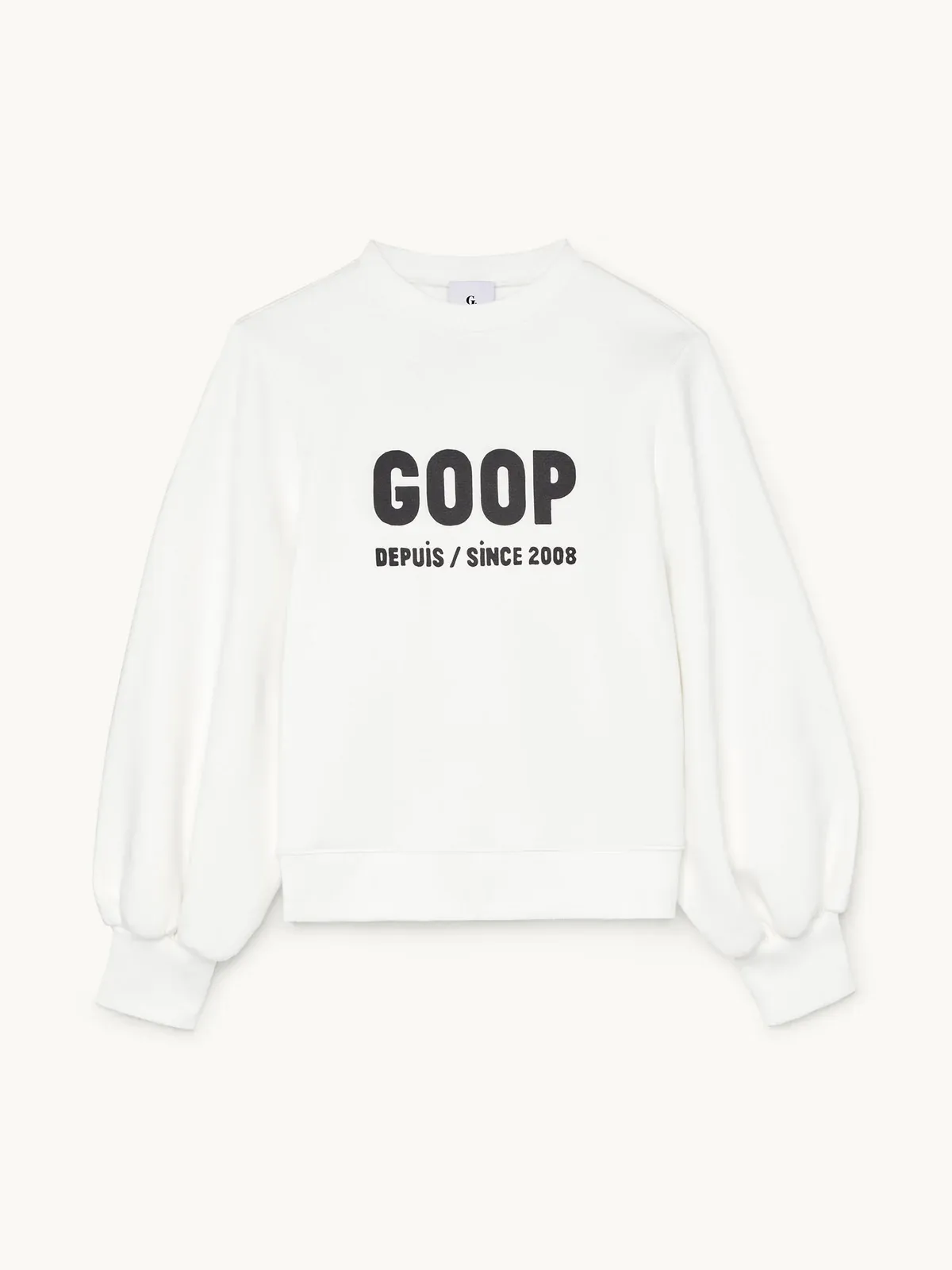 Gwyn The Graphic Puff-Sleeve Sweatshirt