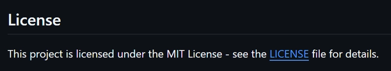 License