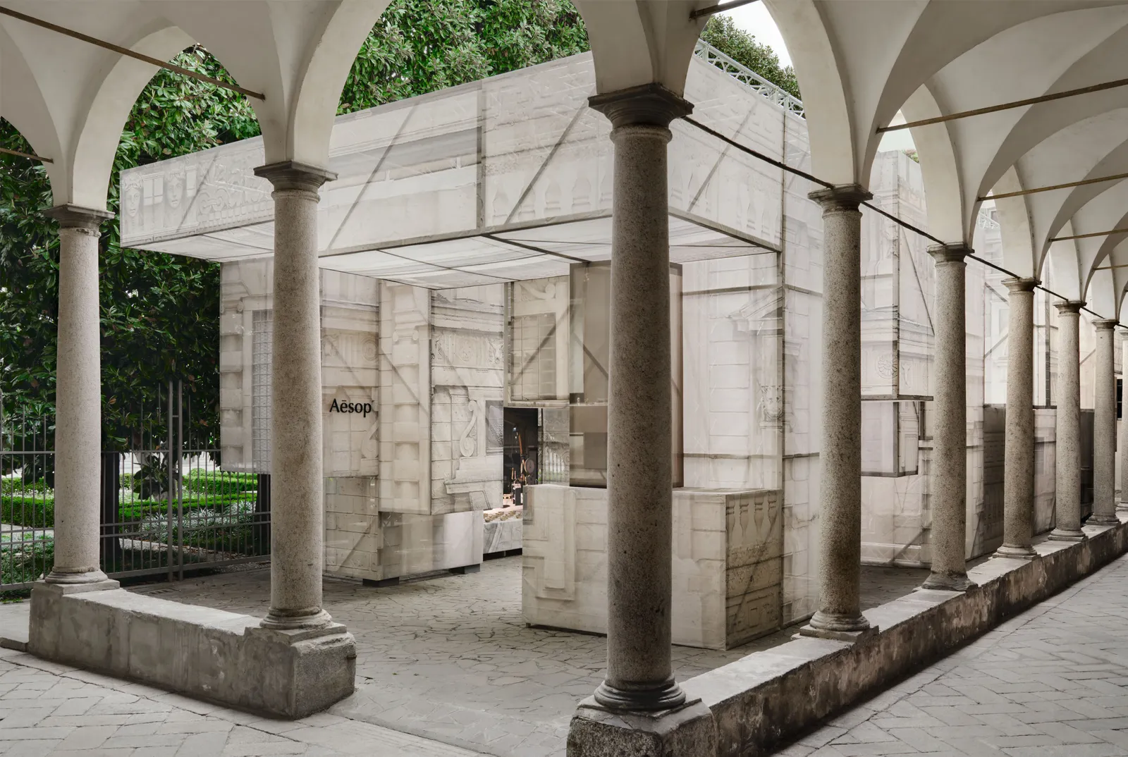 Image may contain Architecture Building House Housing Portico Floor and Arch