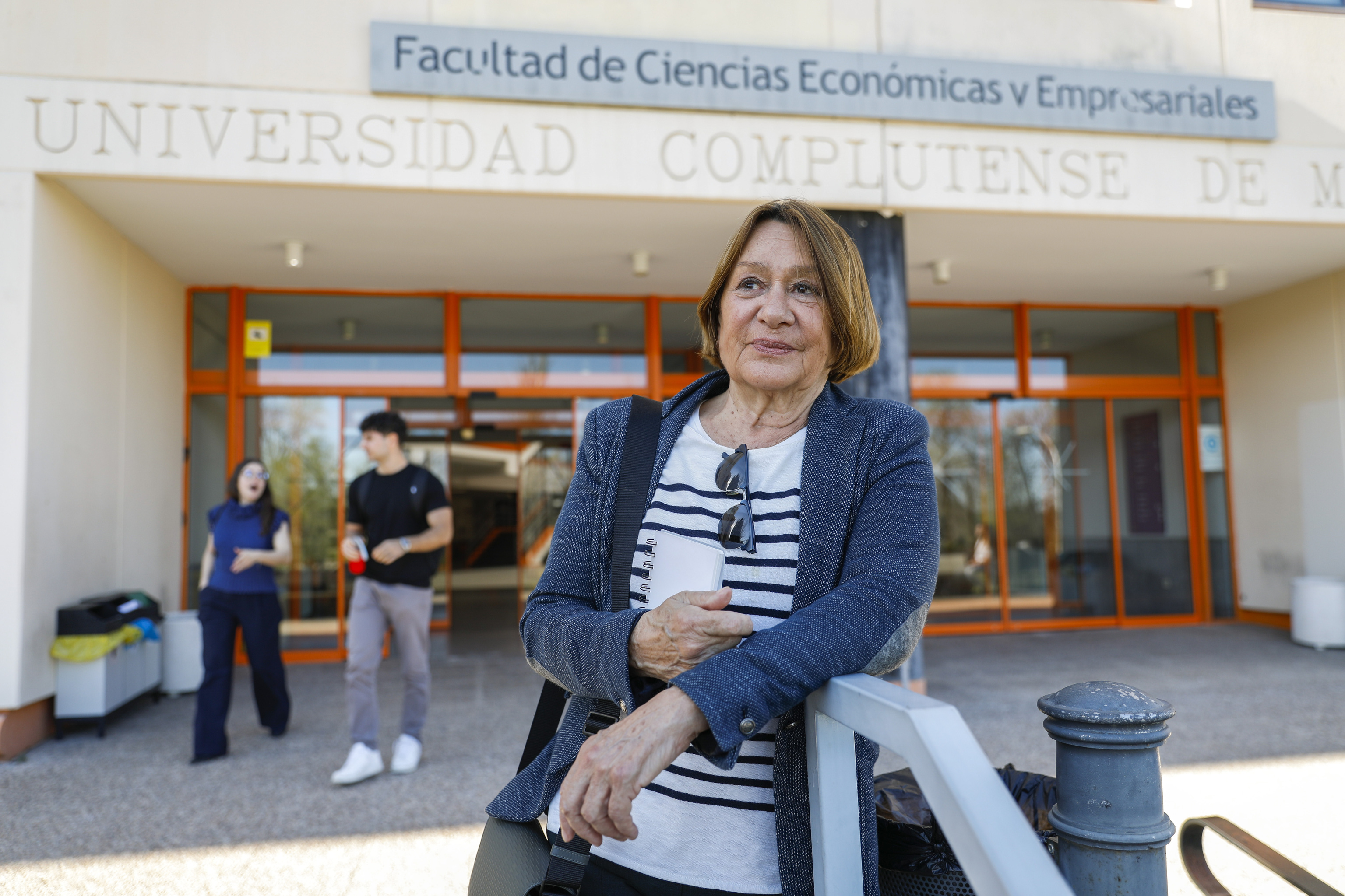 Natividad Hern�ndez-Claver�e (68 a�os), alumna de la Universidad Complutense de Madrid.
