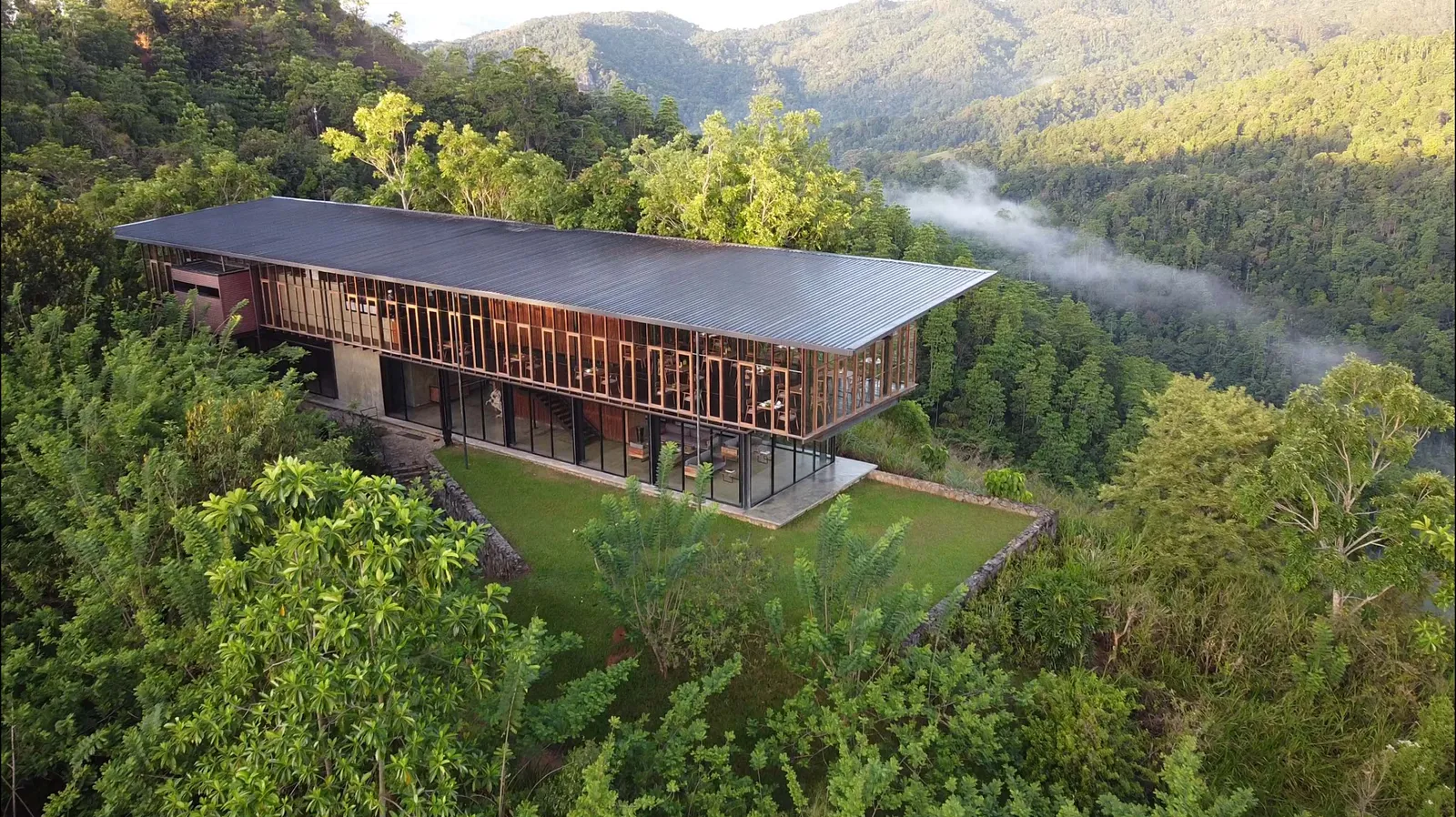 Image may contain Plant Vegetation Outdoors Land Nature Tree Woodland Architecture Building Housing and Person