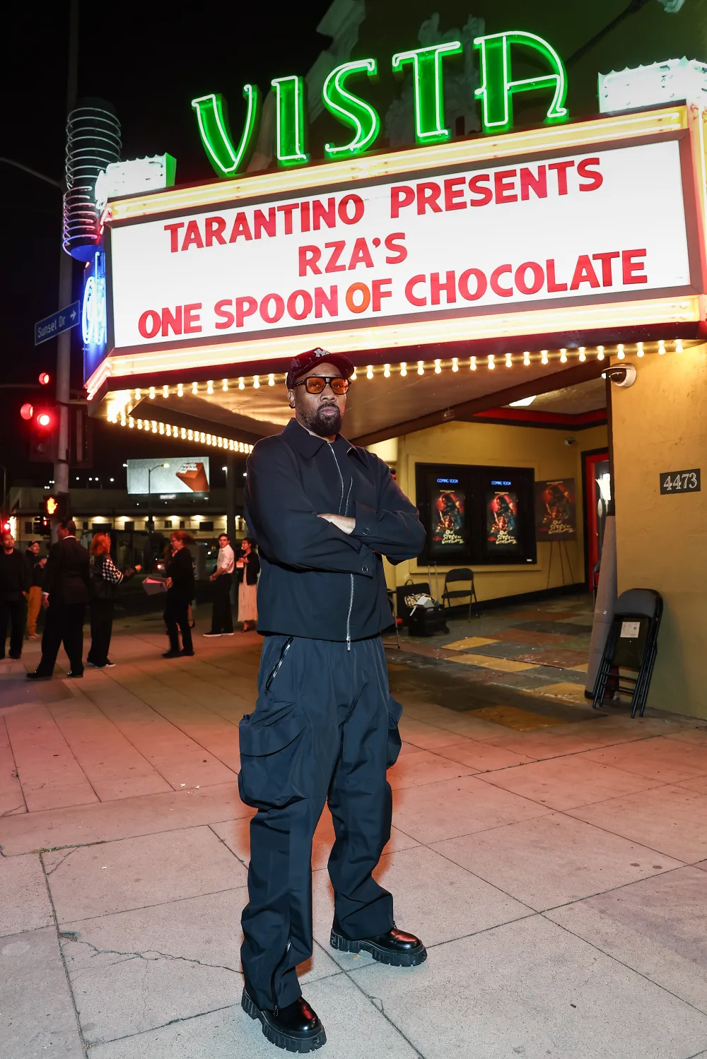 Writer-director RZA brought One Spoon of Chocolate to L.A.'s Vista Theater on Wednesday.