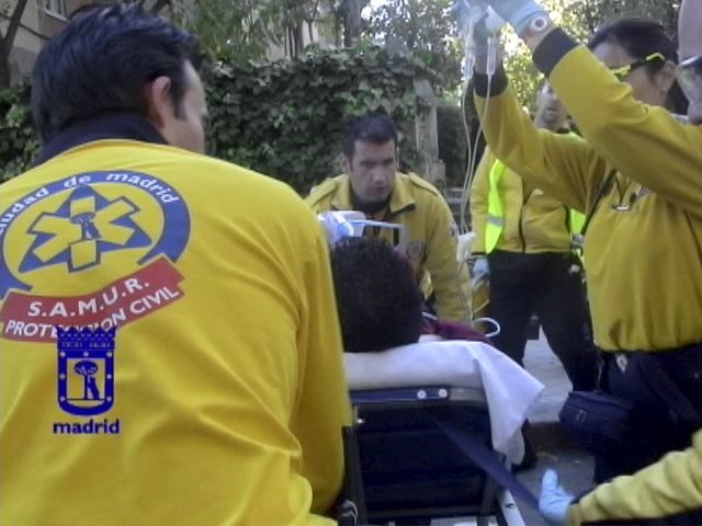 El Samur, en una actuaci�n anterior.