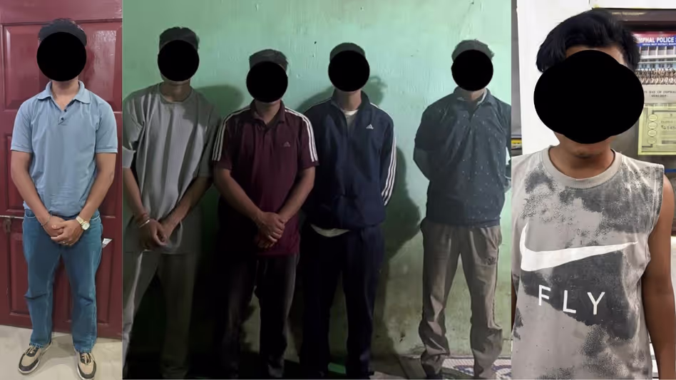 Manipur police arrest six for disrupting public order in Imphal