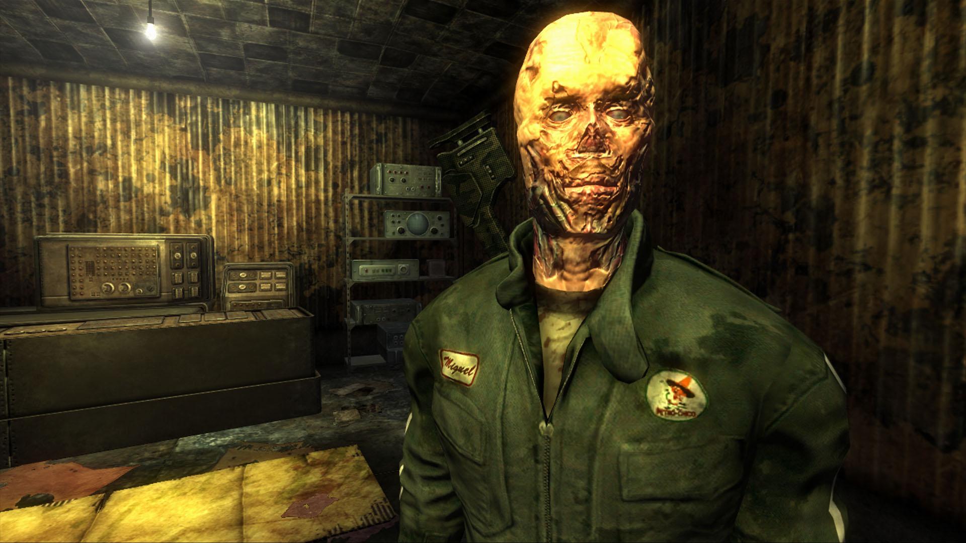 Fallout: New Vegas Ghoul in a bunker