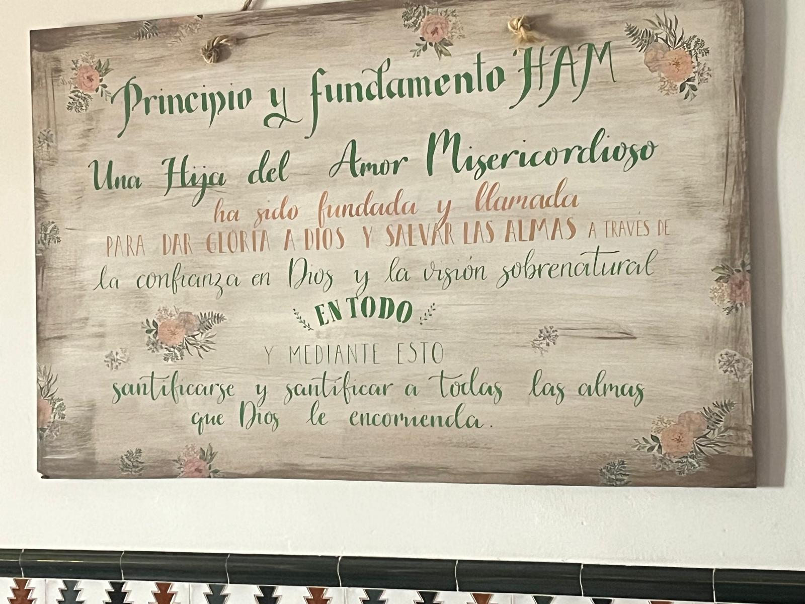 "Principio y fundamento HAM".