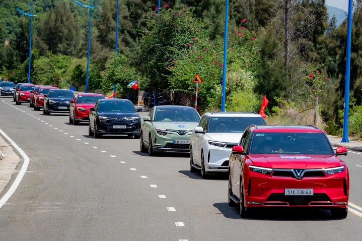 VinFast electric cars. Photo by VnExpress/Tuan Vu