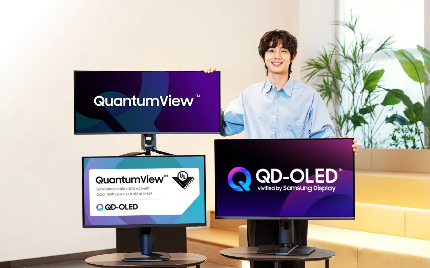 三星显示 QD-OLED 获 UL QuantumView 认证:60° 视角仍可保持 60% 亮度