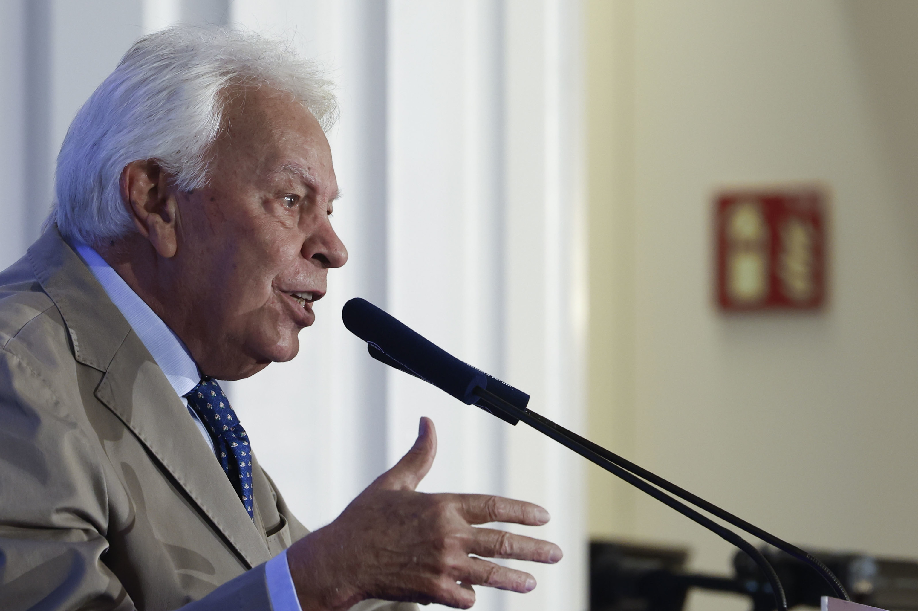 El ex presidente del Gobierno Felipe Gonz�lez.