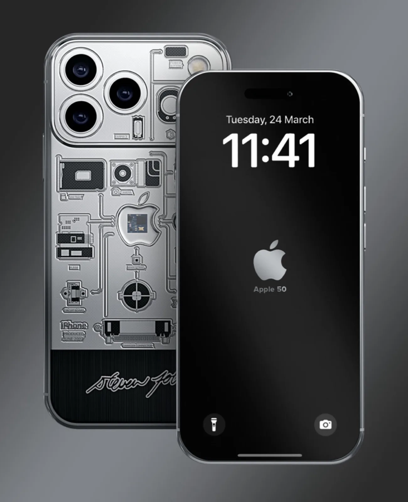 Caviar 推出苹果 iPhone 17 Pro 系列“2007”限定版:后盖嵌有一小块初代 iPhone 主板,限量 11 台
