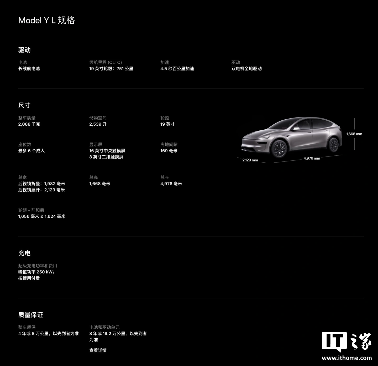 特斯拉 Model Y L 原型车现身旧金山湾区,有望后续登陆美国市场