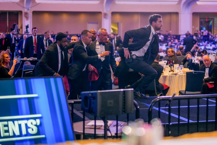 Security Scare at The White House Correspondents' Dinner with President Trump