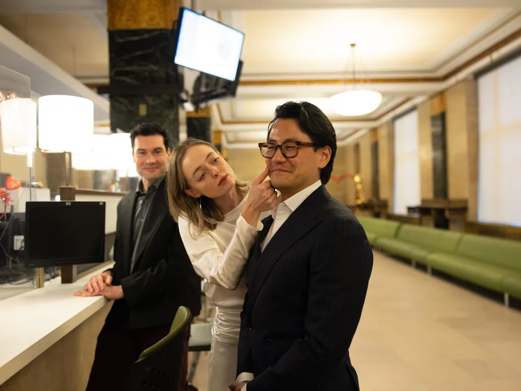 Image may contain Kiren Rijiju Billy Eichner Blazer Clothing Coat Jacket Formal Wear Suit Face Head and Person
