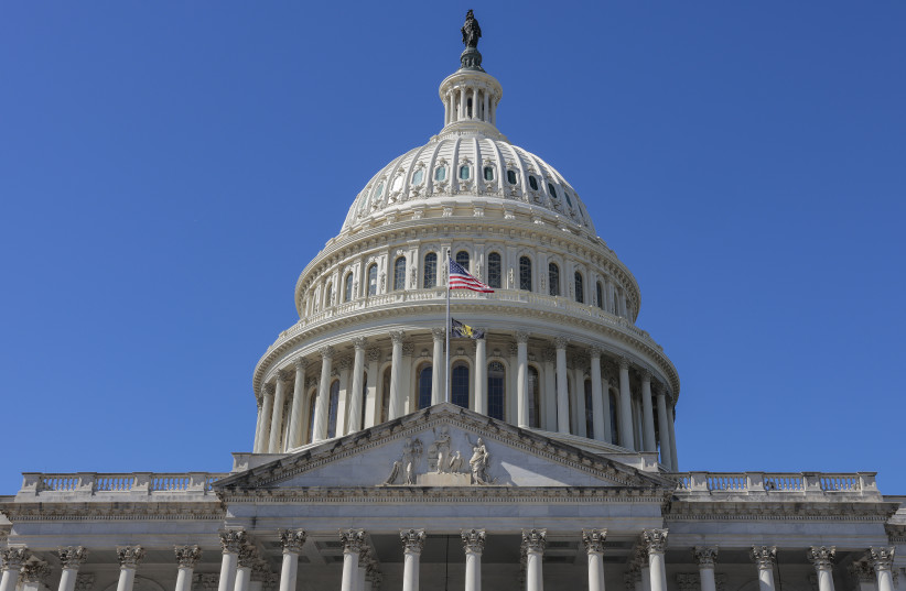 The US Capitol building is seen on March 09, 2026 in Washington, DC.