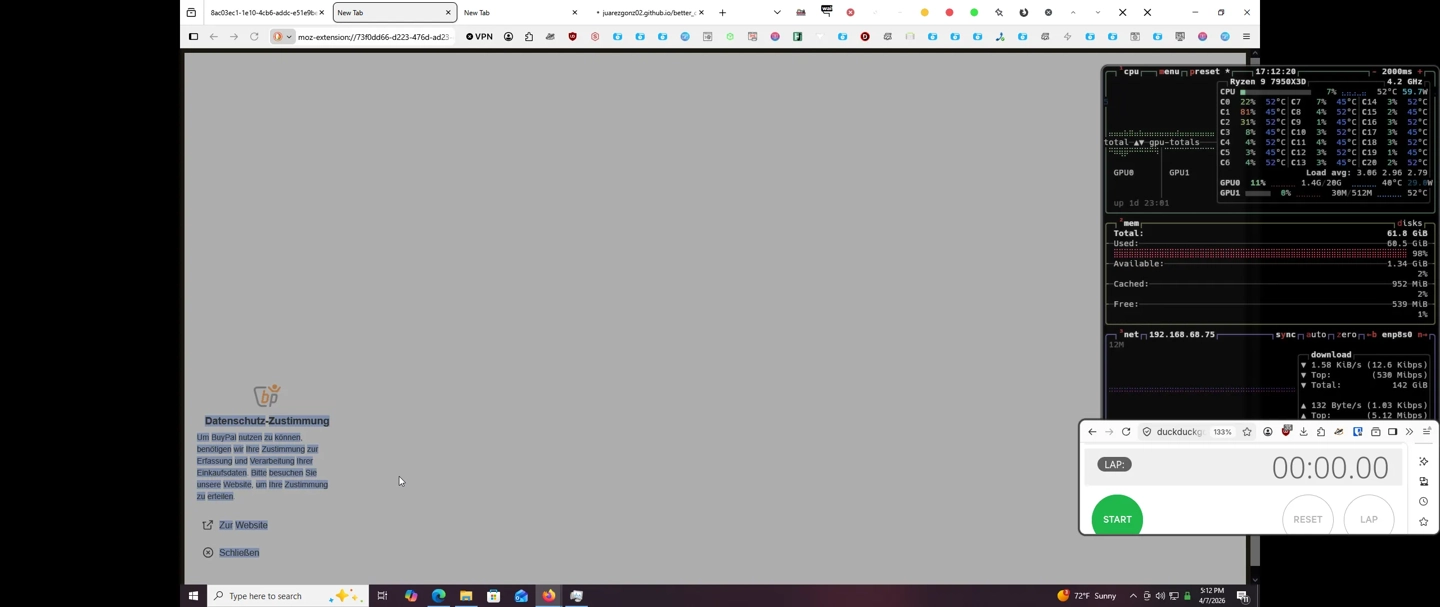 在火狐 Firefox 安装“所有”扩展会发生什么:打开浏览器就得 40 分钟,几乎无法使用