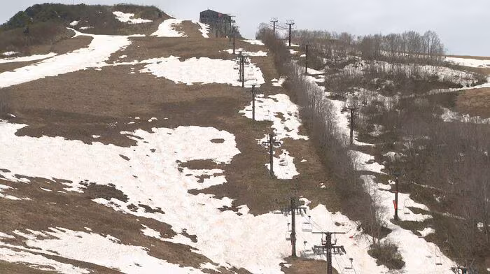 白馬八方尾根スキー場（4月22日）