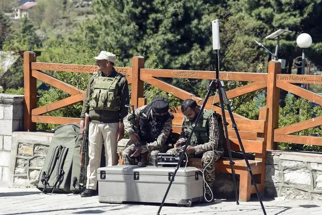 Security arrangements tightened at Pahalgam town, on the first anniversary of Pahalgam terror attack Security arrangements tightened at Pahalgam town, on the first anniversary of Pahalgam terror attack