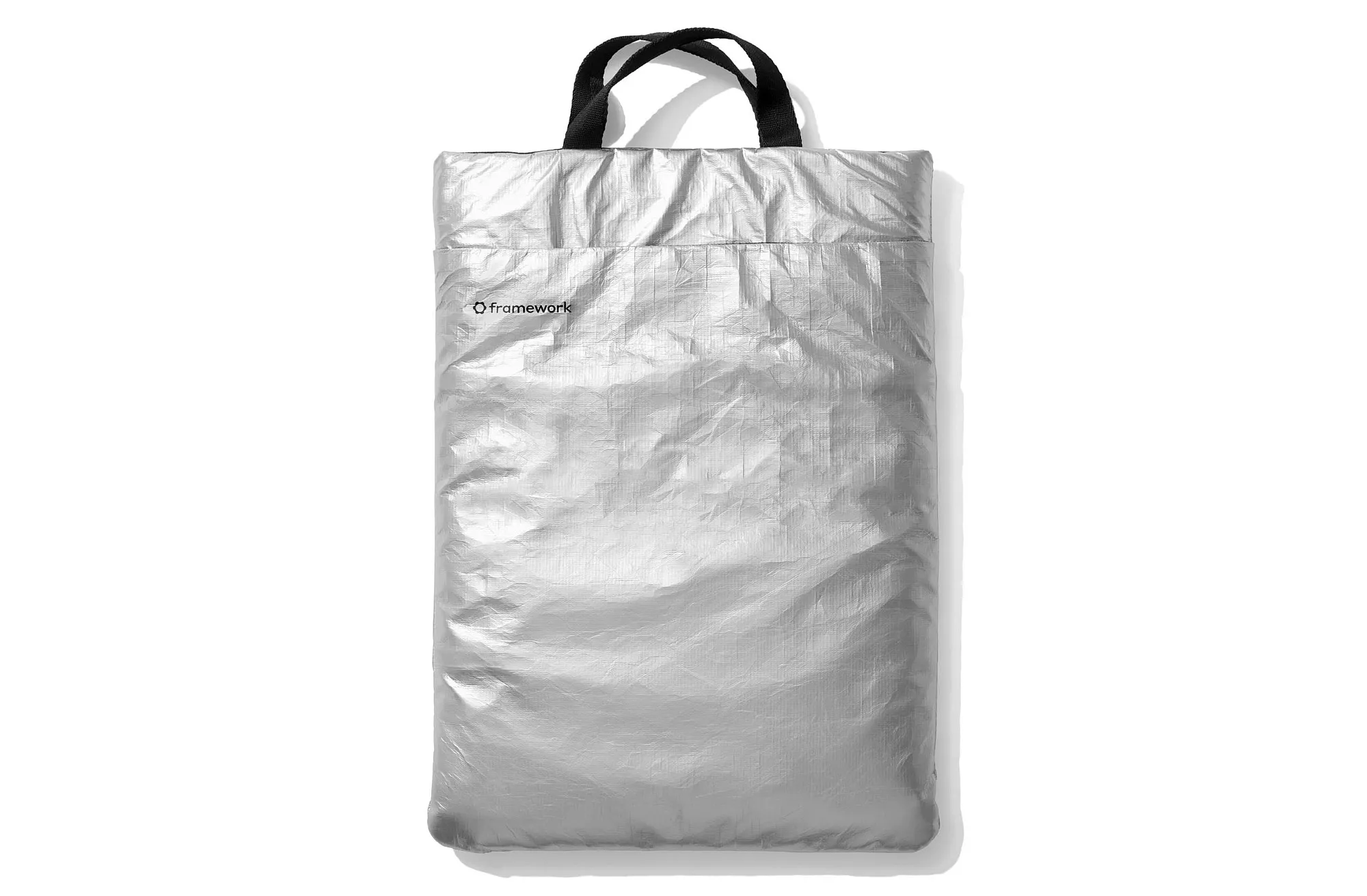 A silver bag