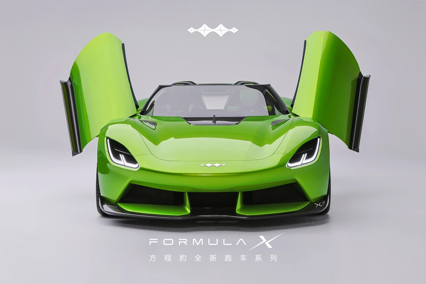 比亚迪方程豹首款跑车 Formula X 跑车官图发布:锋豹之眼前灯、1:2.5 极致车头比,明年上市